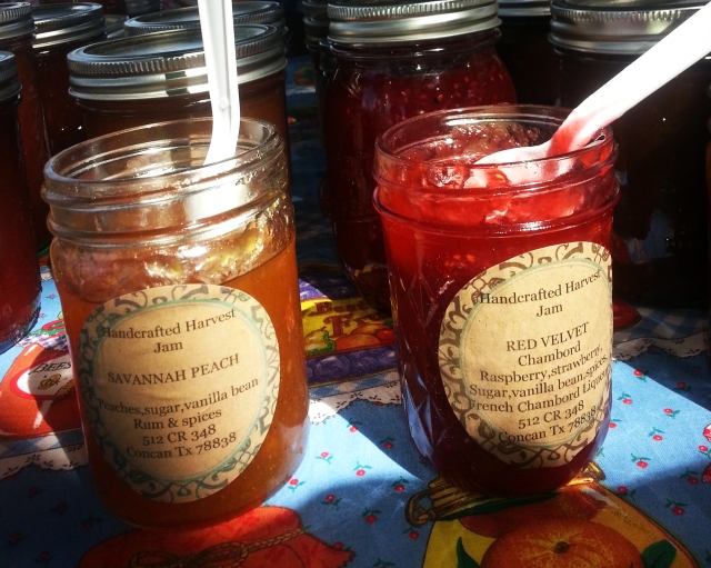 Fresh Homemade products at the Farmer's Market at the Cibolo Nature Park